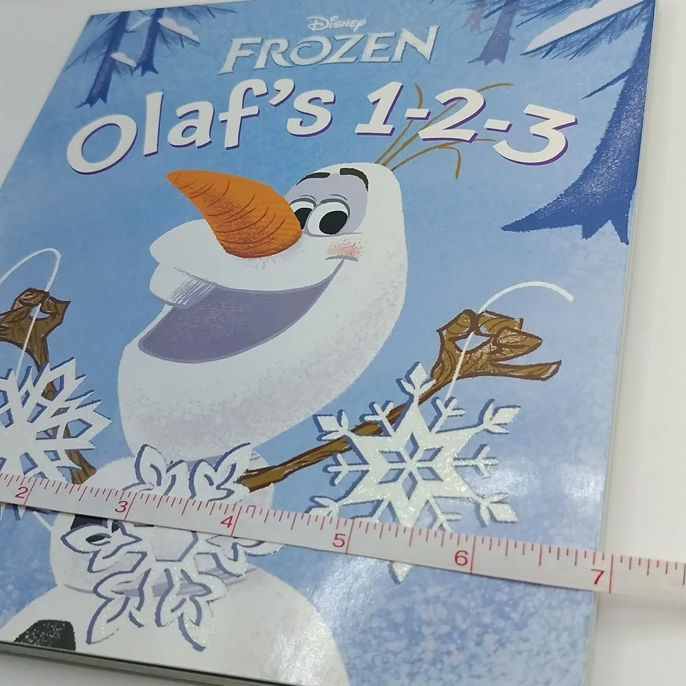 Disney Frozen Olaf's 1-2-3 Counting Board Book 2013 Winter Christmas Early Read - Picture 13 of 14